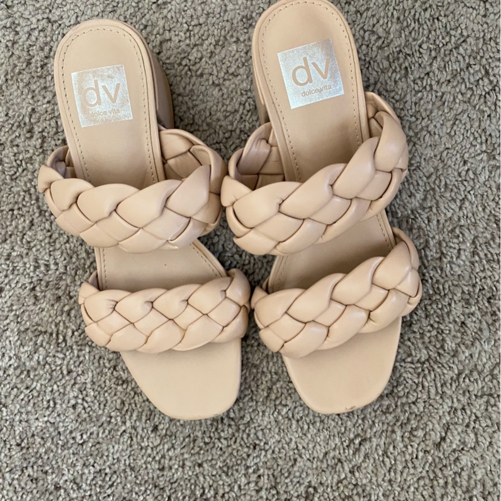 DV by Dolce Vita Women's Braided Sandals - tan